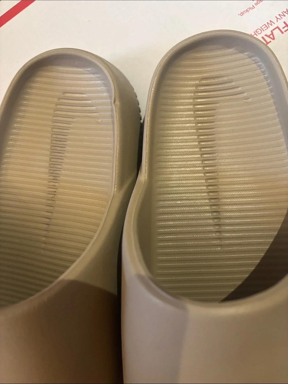 NIKE Men's Calm Slide Sandals in Taupe
